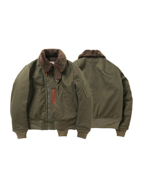 ACE浮生出品B15B真毛领羊毛二战空军飞行服夹克冬季保暖美式复古