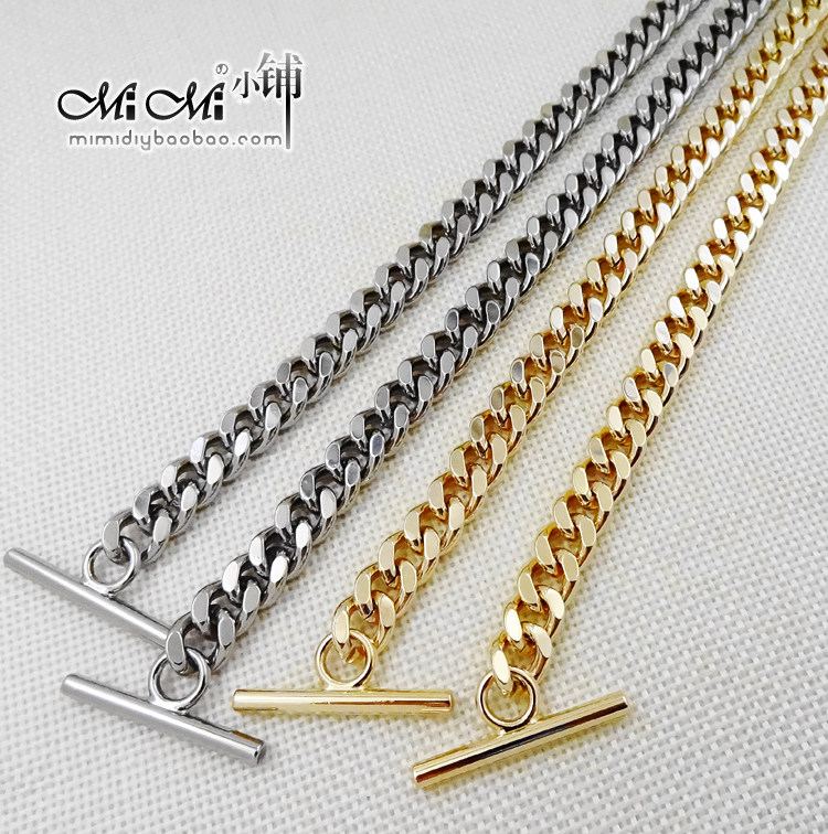 9mm全铜磨链 ot扣链条 金属包链包带链条 服饰链条饰品链条包链子