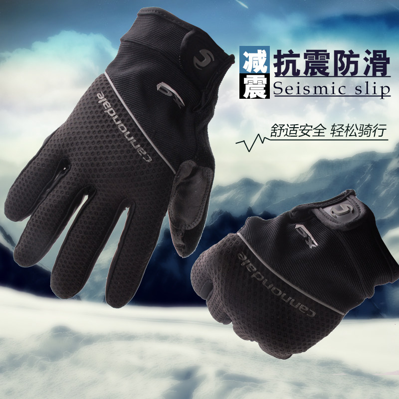清仓CANNONDALE自行车骑行手套户外运动攀岩秋季通用保暖长指手套