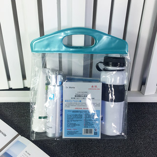 透明PVC洗漱包网红化妆包便携女手提纯色收纳包洗浴包游泳包