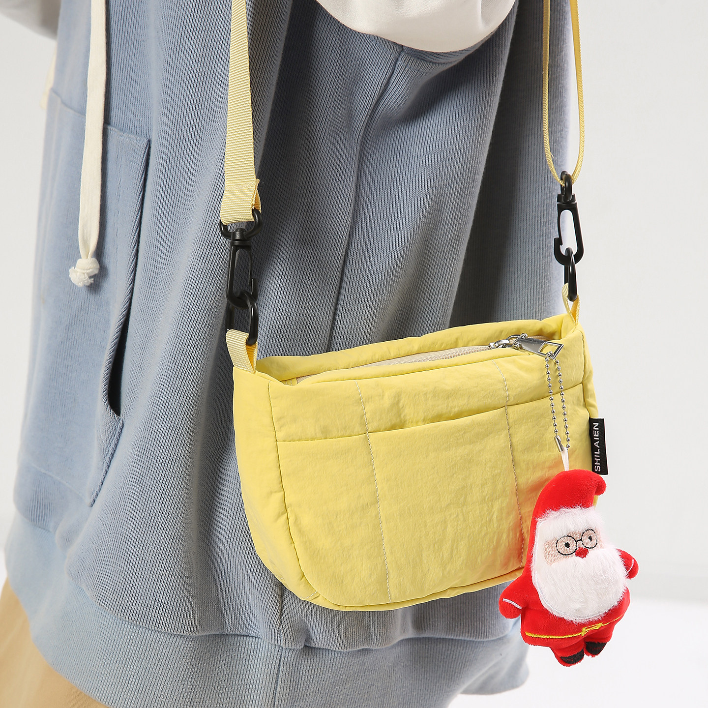 小巧纯色包包女斜挎包简约百搭手机包迷你小包轻便通勤单肩包轻便