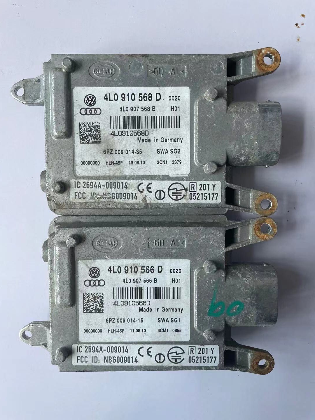 奥迪A6L C6 Q7 变道辅助模块 换道提示灯电脑 4L0910566D/568D