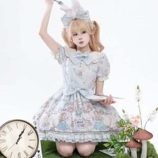 原創lolita裙op古早感jsk甜美可愛洛麗塔連衣裙 玩偶之詩