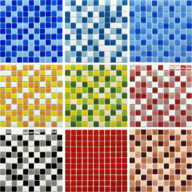 水晶玻璃马赛克 水池鱼池游泳池卫生间浴室观景池装饰瓷砖墙砖贴