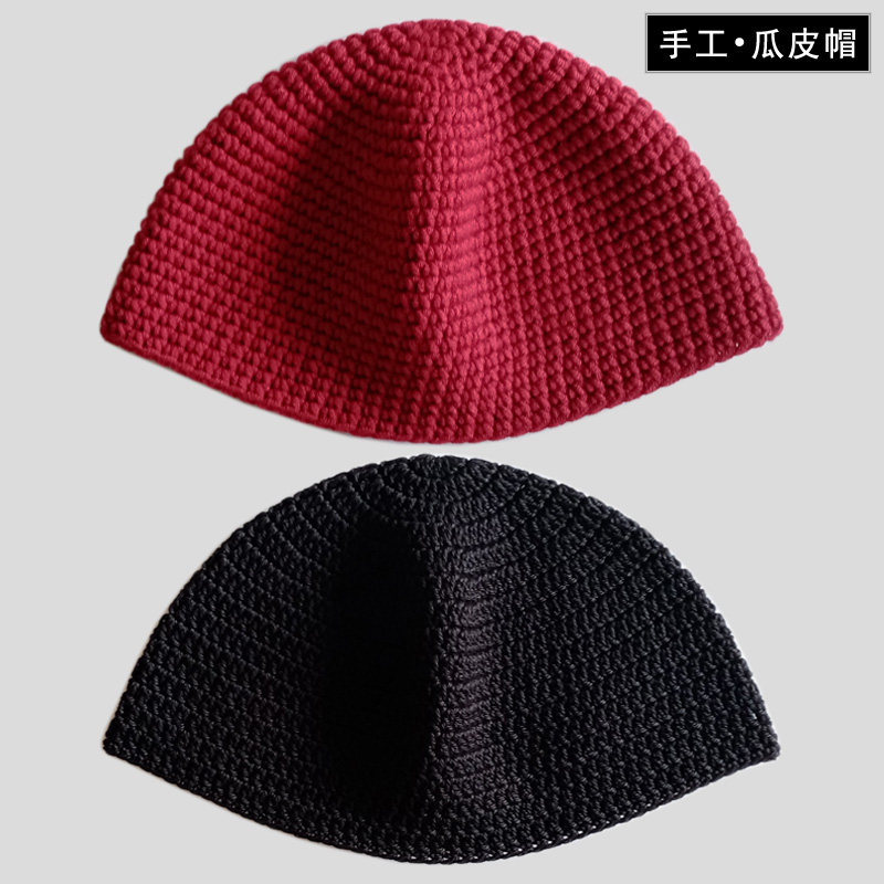 手工宝宝瓜皮帽儿童春夏季薄款小孩子秋冬天保暖包头地主帽无边檐