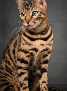香港发货纯种孟加拉豹猫幼崽活体幼猫金豹玩具虎宠物猫雪豹短毛猫