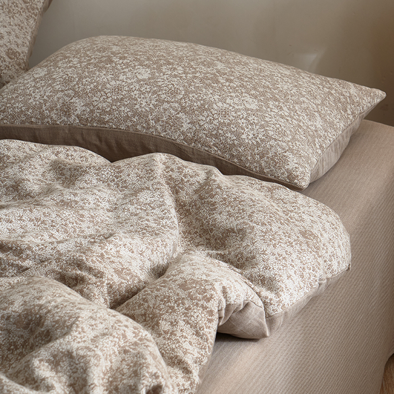 复古A类轻磨绒厚织床单款四件套