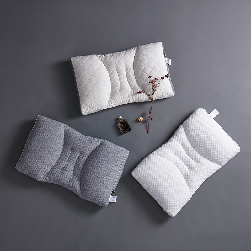 出口日本pe软管枕头护颈椎枕芯助睡眠可调节牵引枕男女单双人专用