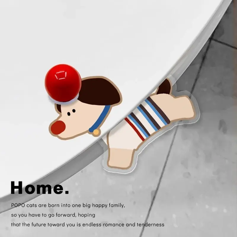 波点腊肠狗马桶提盖器不脏手