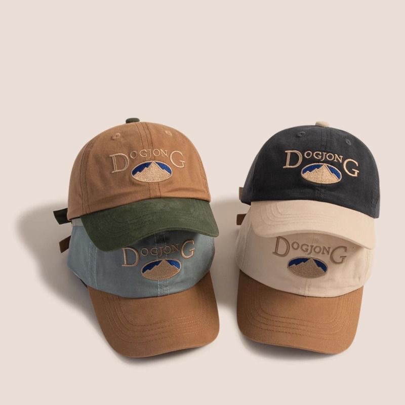 韓版帽子拼色兒童復古潮牌遮陽