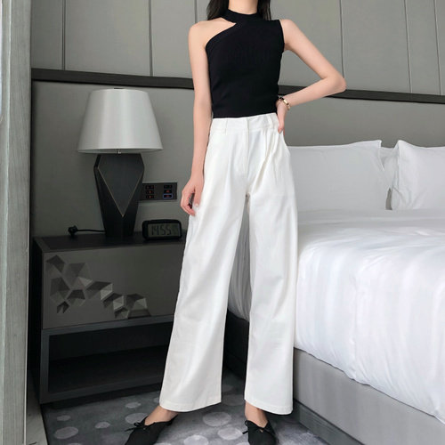 Paige Wide leg pants new pattern Korean Edition Ninth pants Versatile Show thin Straight trousers Easy Casual pantsin the Women's clothing/Boutique , Pants , Casual pants  category - from Buy2taobao.com to provide professional Taobao agent buy service