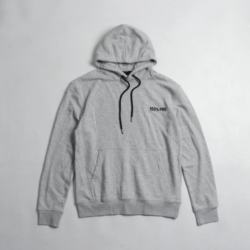 舒适毛圈！百搭字母印花连帽卫衣宽松休闲灰色套头简约学院风春秋