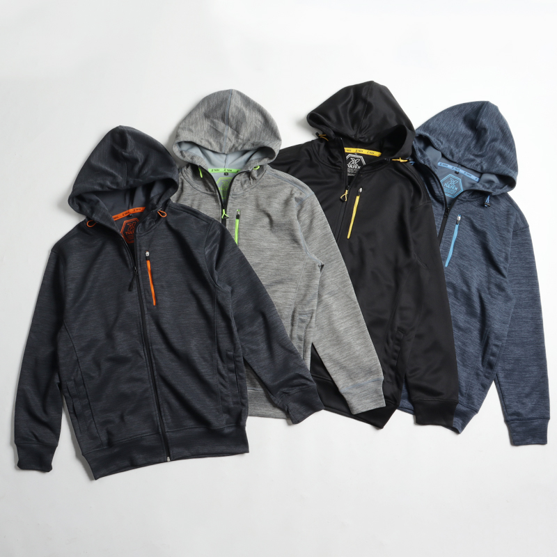 抗起皱！运动宽松休闲拉链衫