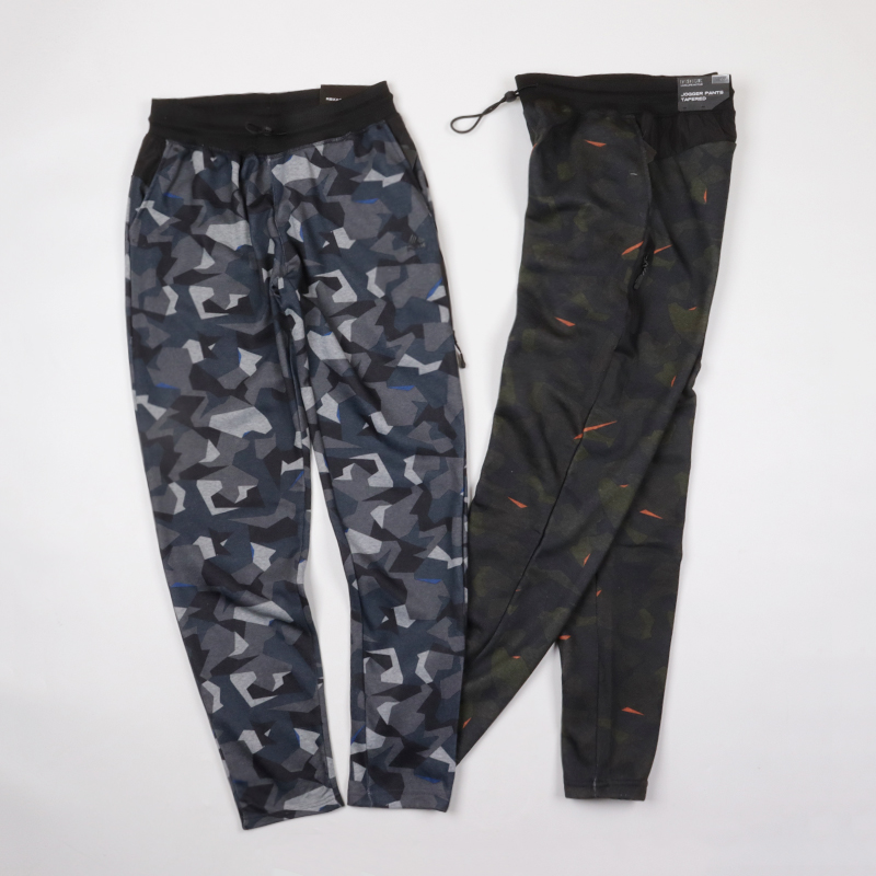 耐脏加薄绒腰绳户外运动休闲裤