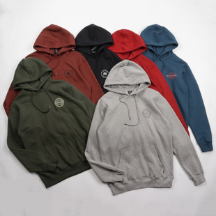 外贸狠货！秋冬款加绒连帽袋鼠兜卫衣宽松休闲套头上衣中性风外套