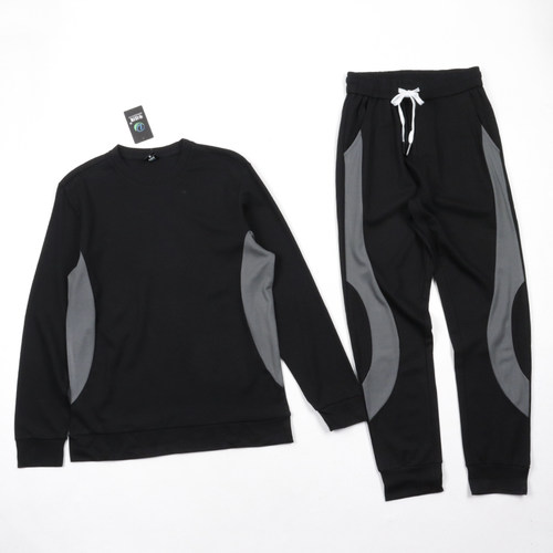 春季气质圆领套装长袖裤子