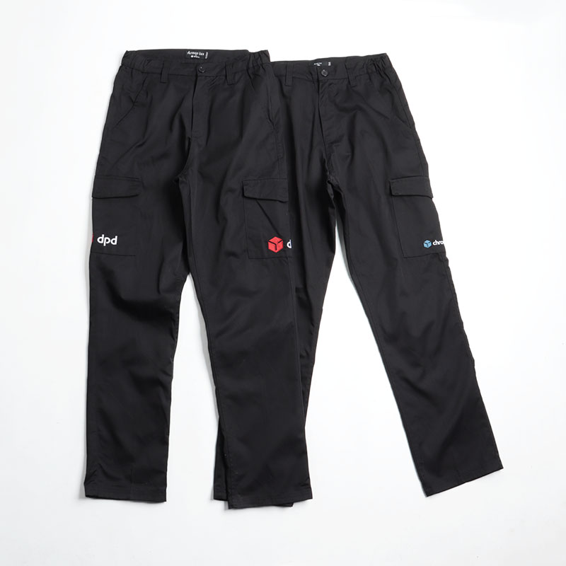 耐穿！春秋款多口袋工装长裤子黑色直筒裤男休闲长裤中青年工作服