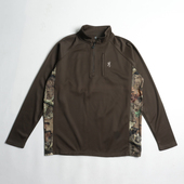 户外山系迷彩拼接半拉链薄绒加绒保暖宽松大码 欧美大码 福利 卫衣