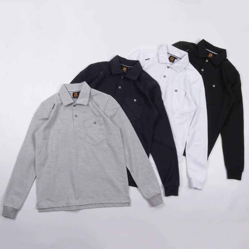 高品质外贸原单！春秋款工装翻领POLO衫户外长袖打底T恤厚衬衫男T,男装,Polo衫,淘宝优惠券,粉丝福利购,淘宝优惠卷