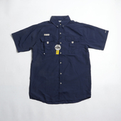 透气网休闲翻领衬衫 型男 多功能户外贸垂钓短袖 穿搭 T恤男 夏季