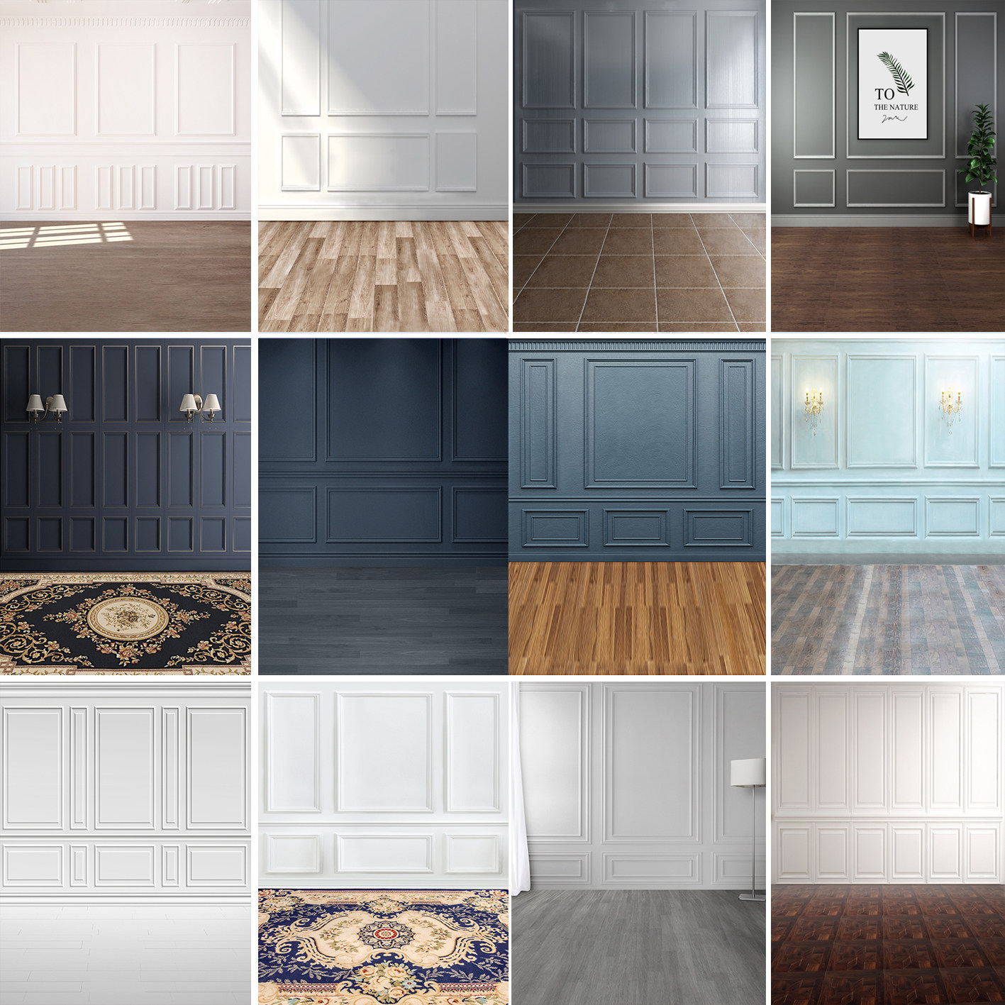 影楼简约拍照白色背景墙 现代婚纱写真摄影背景纸 白墙 全家福0