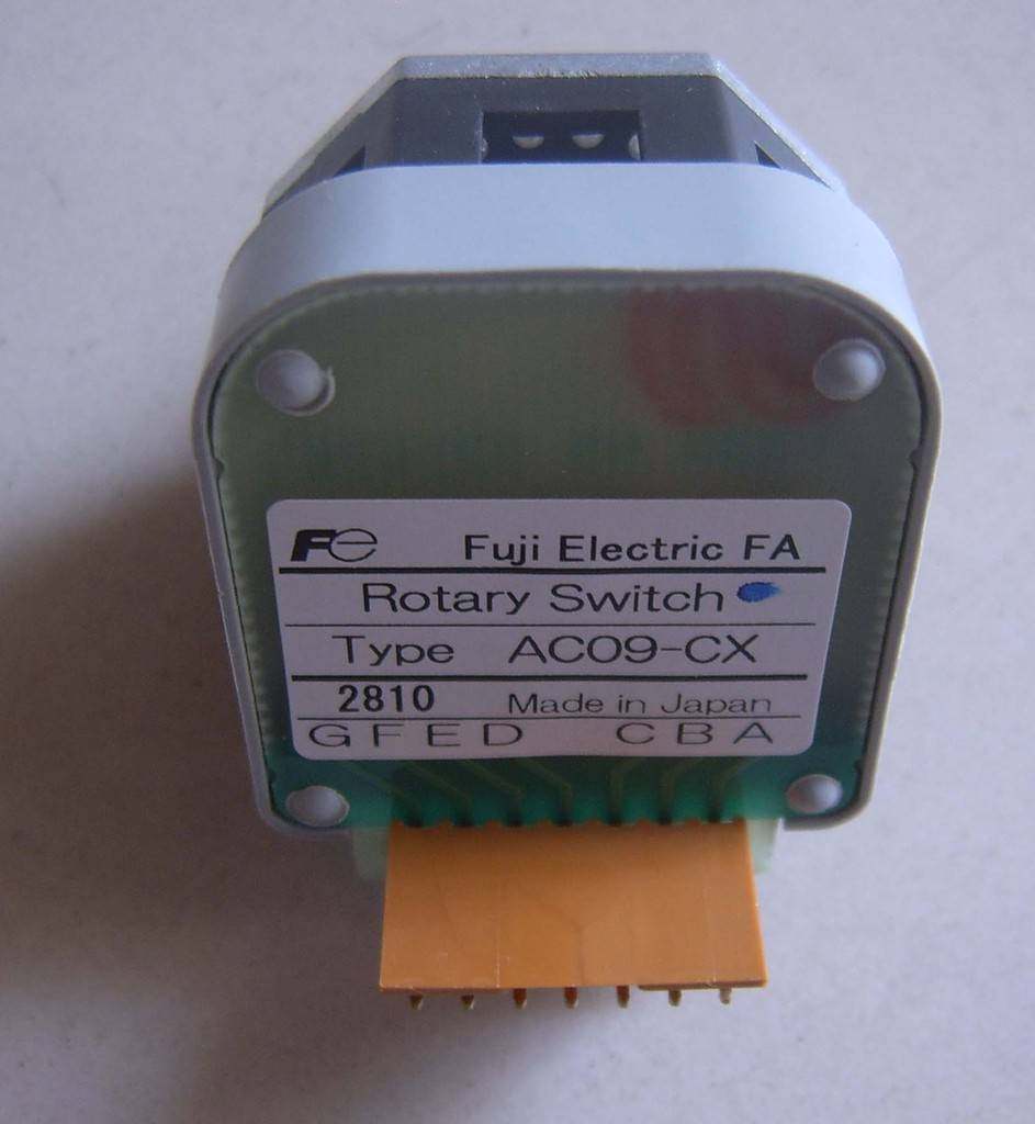 全新原装日本进口富士fuji多段位旋转选择倍率开关旋钮ac09-cx