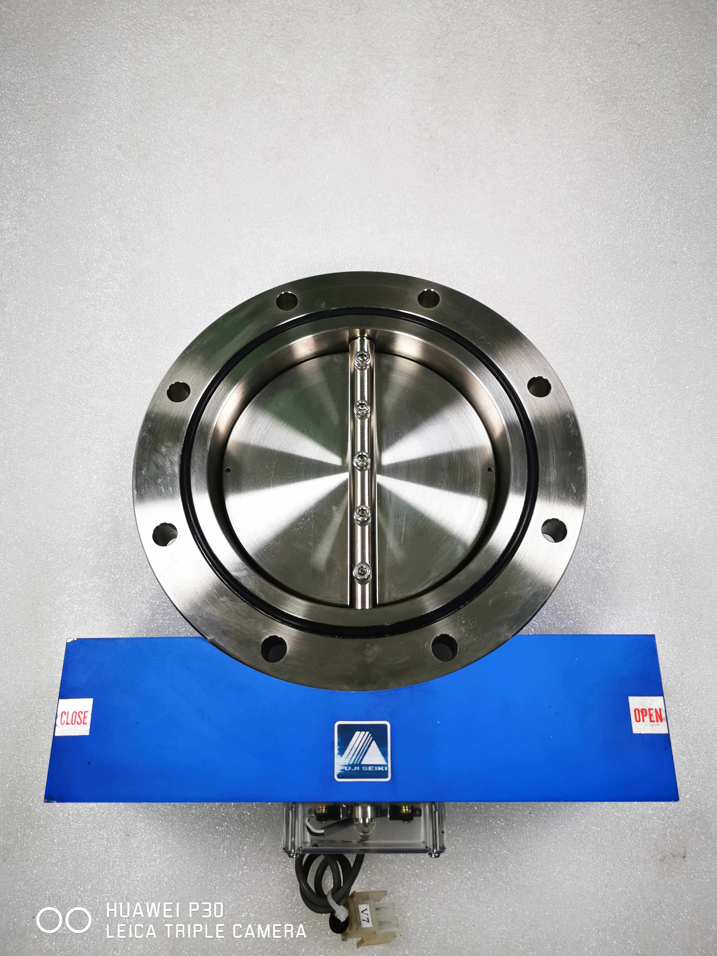 日本fuji seiki不二精器气动真空蝶阀,接口vg150,包好包邮!