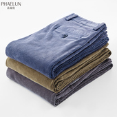 条绒裤 新款 子 灯芯绒休闲裤 直筒商务男士 厚款 纯棉弹力修身