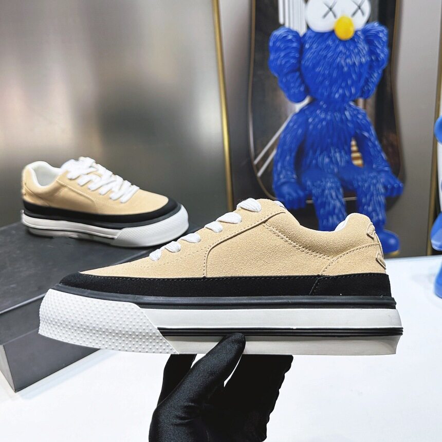 Genuine Leather Chanel-Style Thick-Soled Panda Shoes for Women 2026 New Color-Blocked Round-Toe Platform Sneakers Casual Fashion Sports Shoes
