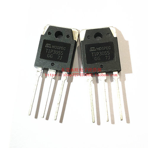TIP3055原装进口三极管100V 15A达林顿TIP3055