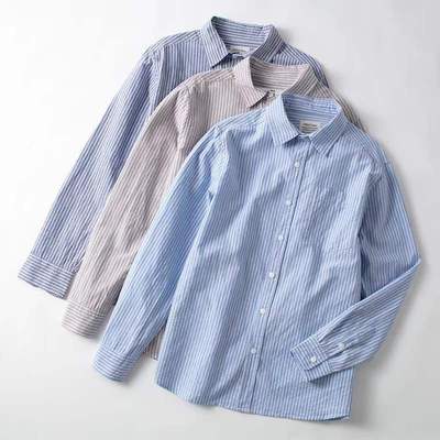 other尖领长袖潮纯棉衬衣满减