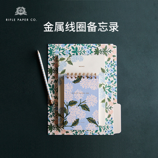 美国Rifle Co.金属线圈备忘录手绘插画精美精致自律打卡 Paper
