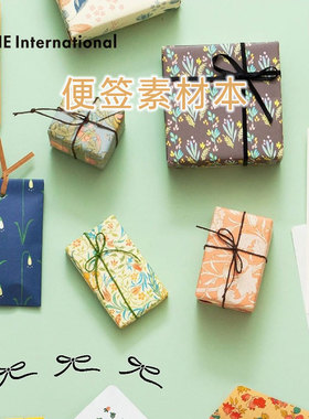 日本PIE 手账素材本100枚装饰背景贴纸大容量创意精美丰富多彩DIY