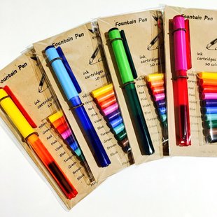 彩色钢笔学生彩墨套装 斯洛文尼亚传统品牌Viva Pen