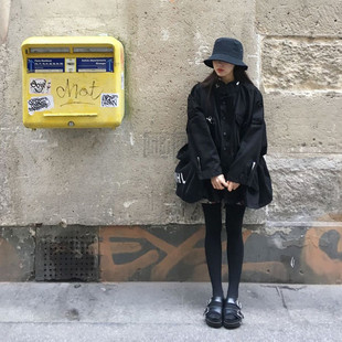 外套女oversize宽松bf港风ulzzang风衣上衣 工装 2020春季 韩版