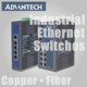 AE单模或多模2 SC光纤8电口 工业以太网交换机 研华EKI 7559SI