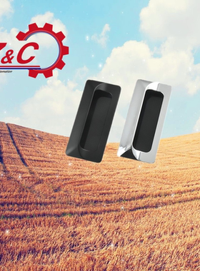 AKJ13 暗式拉手 型材通用锌合金嵌入式扣手 XAM35-A110/A140