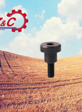 DBB3/4/5/6/7/8/10碳钢发黑短头肩型螺栓内六角螺丝支点台阶用