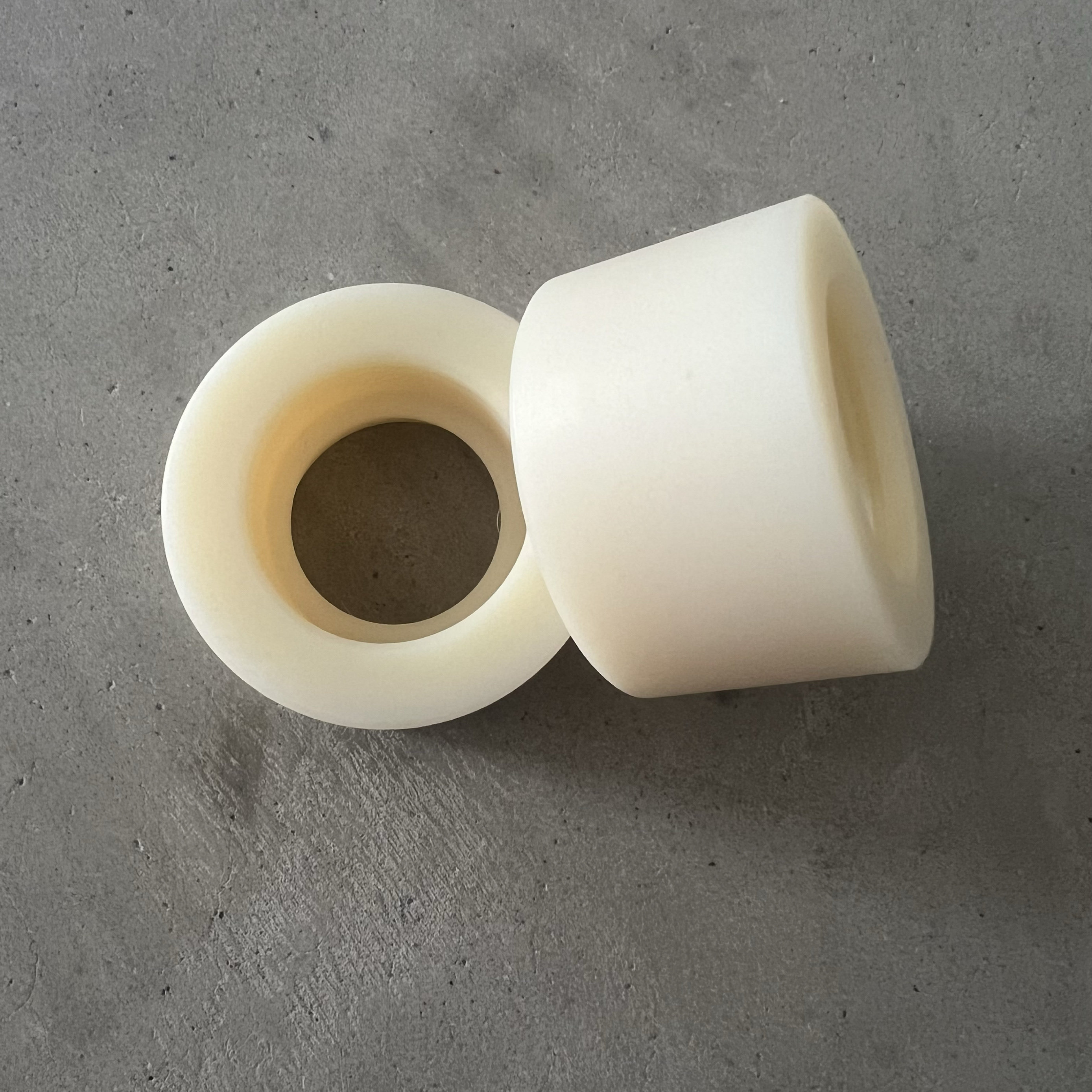 尼龙套管耐磨衬套轴套塑料垫圈滑轮 pp pe pom pa6尼龙棒加工定制