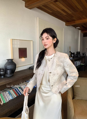 LS高级感小香风短外套女广州十三行2026春新款洋气上衣女装 23089