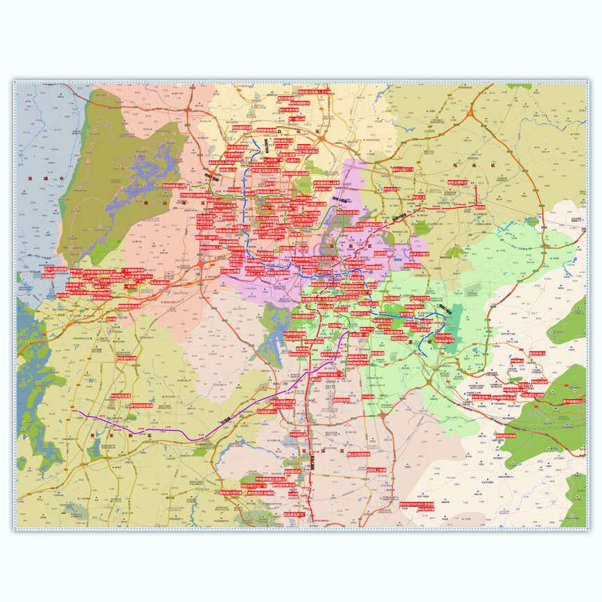 买房贵阳地图新房楼盘 2026年铜仁市毕节安顺黔南布依六盘水地图