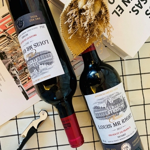 法国原酒进口路易白马庄LOUISMRRIGHT珍藏干红葡萄酒赤霞珠AOP级