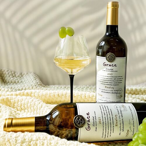 歌瑞斯雷司令白葡萄酒750ml*4瓶 赠2个礼袋+1个海马刀