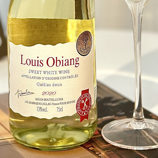 LouisObiang法国路易奥比昂甜白葡萄酒歪瓶干红酒席婚庆生日餐会