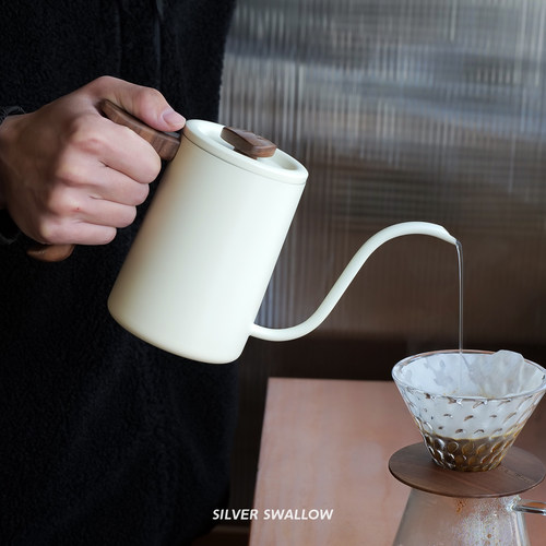 进阶手冲咖啡壶控水稳实木把手