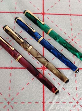 老库存出口版英雄弯尖书法美工笔高颜值赛璐璐笔杆吸墨书写练字笔