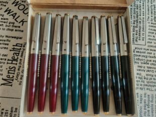 英雄329特细高级铱金笔老库存胶木笔舌保真正品 练字书法财会钢笔