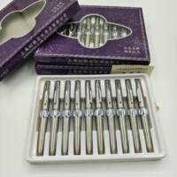 A pocket metal short pen made in Shanghai from the 1990s, the Jijie 318, is a compact and portable pen for students practicing calligraphy thumbnail 2