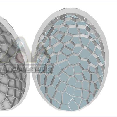 犀牛grasshopper参数化泰森多边形骨架结构生成插件，自动发货