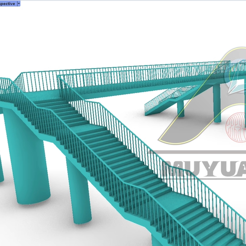 犀牛grasshopper 人行天桥生成插件，参数化，牧渊工作室出品